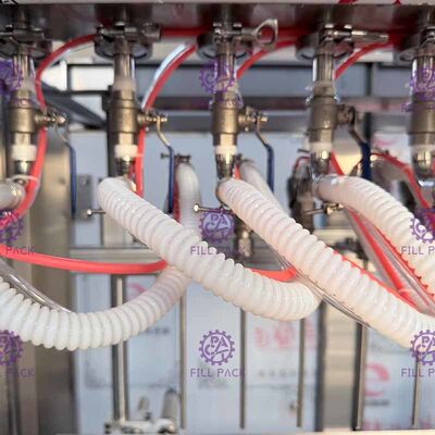 Corrosivo linear cabeça plástica automática da eficiência elevada da máquina de engarrafamento da multi não