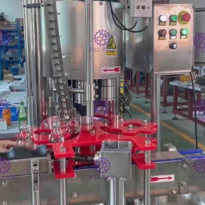 3000BPH carbonatou a máquina de enchimento da bebida/a garrafa vidro do refresco que puxa Ring Cap