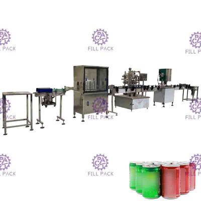 O PLC 1500BPH carbonatou a máquina de enchimento da bebida, linha de produção carbonatada da bebida