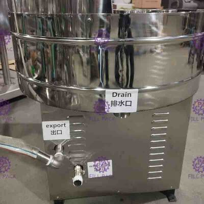 O vidro 3000BPH enlata a máquina de engarrafamento da água com o Rinser semi auto