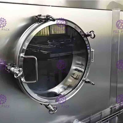 Pasteurizador móvel engarrafado do suco da máquina de embalagem da garrafa que recicla com bocais de pulverizador