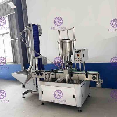 Selagem da garrafa do parafuso do ANIMAL DE ESTIMAÇÃO de 4 cabeças/tampar/máquina automáticas do capsulador