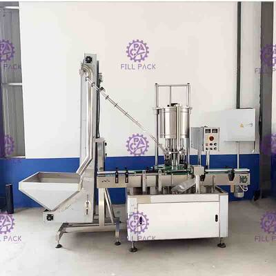 Selagem da garrafa do parafuso do ANIMAL DE ESTIMAÇÃO de 4 cabeças/tampar/máquina automáticas do capsulador