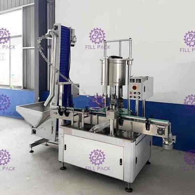 Selagem da garrafa do parafuso do ANIMAL DE ESTIMAÇÃO de 4 cabeças/tampar/máquina automáticas do capsulador