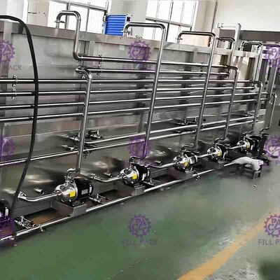 Zona de temperatura mineral da máquina de embalagem 3000 BPH da garrafa de água 8