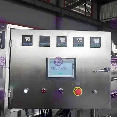 Indústria de bebidas refrigerando do sistema do esterilizador do suco quente da máquina de embalagem da garrafa da bebida do enchimento