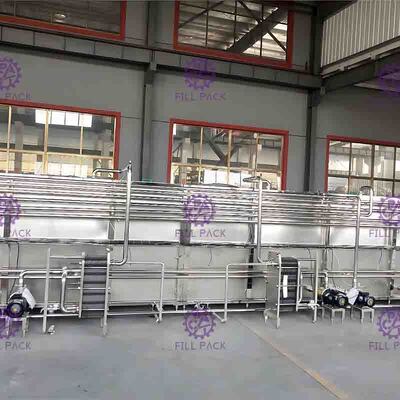 Linha de enchimento quente camada da isolação térmica de vapor do esterilizador da máquina de embalagem da garrafa