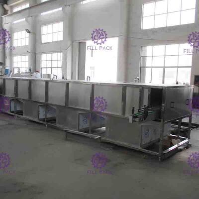 Esterilizador da máquina de embalagem da garrafa de Sectionalized 500ml para a bebida não carbonatada