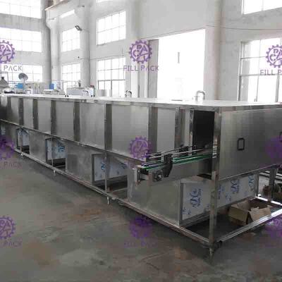 Pode/máquina de embalagem refrigerar engarrafado da garrafa do esterilizador do suco para a bebida que faz a máquina