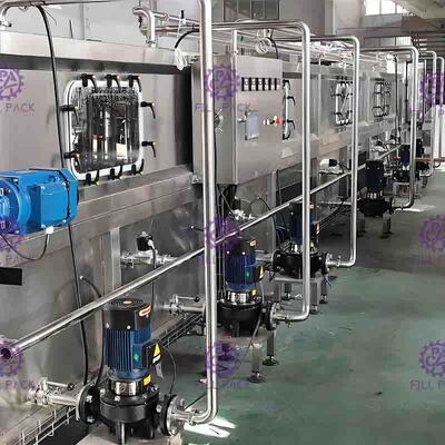 O vidro engarrafou a máquina refrigerando 36℃ do suco - 85℃ para a máquina de enchimento quente