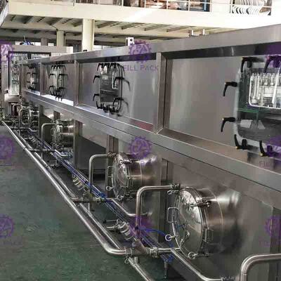 O vidro engarrafou a máquina refrigerando 36℃ do suco - 85℃ para a máquina de enchimento quente