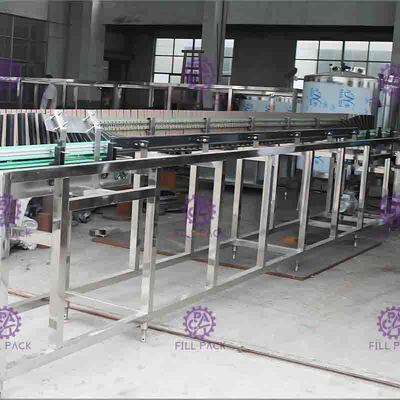 Esterilizador automático inverso da garrafa de 90 graus com capacidade 10000BPH