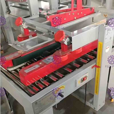 Máquina de empacotamento semi automática da garrafa da caixa da selagem da caixa