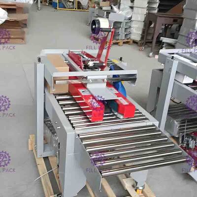Máquina de empacotamento semi automática da garrafa da caixa da selagem da caixa