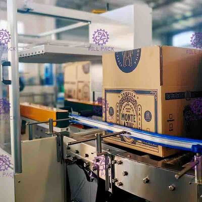 Máquina de embalagem pneumática/elétrica da garrafa, caixa que forma o equipamento