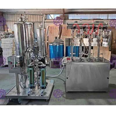 Linha de processamento do refresco do CO2/xarope para o sistema de enchimento carbonatado da bebida