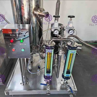 Linha de processamento do refresco do CO2/xarope para o sistema de enchimento carbonatado da bebida