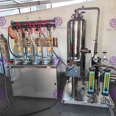 Linha de processamento do refresco do CO2/xarope para o sistema de enchimento carbonatado da bebida
