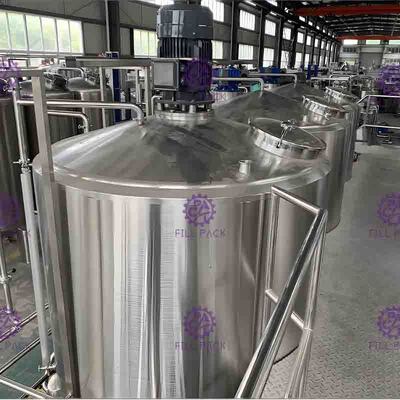 Linha de produção carbonatada elétrica bebida da bebida da cerveja que faz a máquina