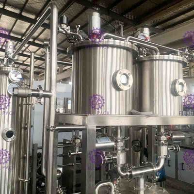 Linha de processamento automática misturador do refresco 6000L/H do CO2 da água de soda do poder superior