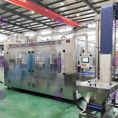 Vidro plástico carbonatado 3 do ANIMAL DE ESTIMAÇÃO da bebida da bebida em 1 máquina/equipamento/planta/sistema Monobloc da produção da garrafa