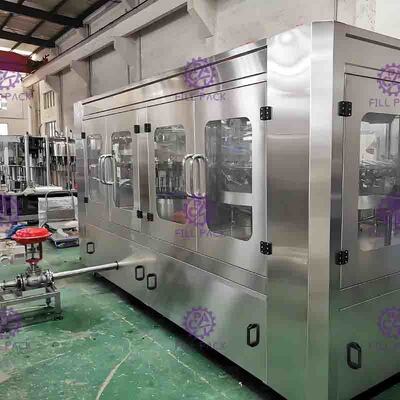 Vidro plástico carbonatado 3 do ANIMAL DE ESTIMAÇÃO da bebida da bebida em 1 máquina/equipamento/planta/sistema Monobloc da produção da garrafa