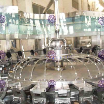Vidro plástico carbonatado 3 do ANIMAL DE ESTIMAÇÃO do vinho do suco da água em 1 máquina/equipamento/planta/sistema Monobloc da produção da garrafa