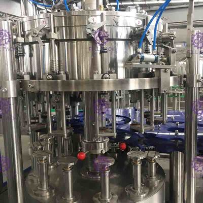 Vidro plástico carbonatado 3 do ANIMAL DE ESTIMAÇÃO do vinho do suco da água em 1 máquina de engarrafamento/equipamento/linha/planta/sistema Monobloc