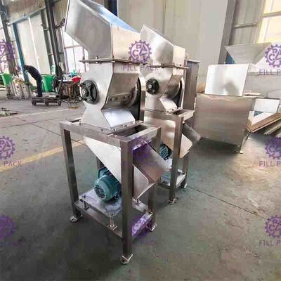 Máquina industrial do triturador do fruto do equipamento de processamento do suco com faca de giro