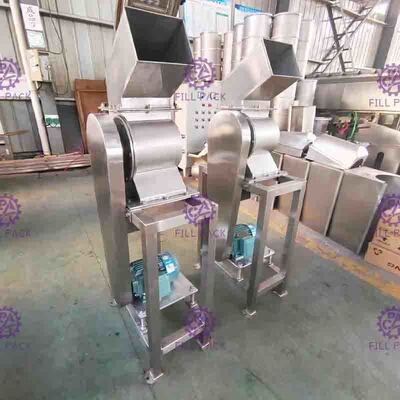 Máquina industrial do triturador do fruto do equipamento de processamento do suco com faca de giro