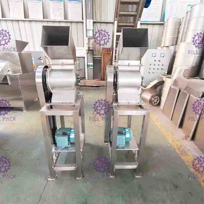 Máquina industrial do triturador do fruto do equipamento de processamento do suco com faca de giro