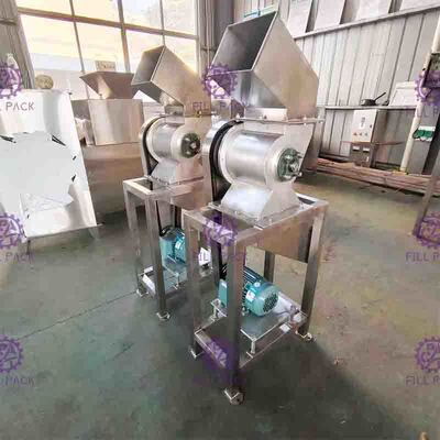 Máquina industrial do triturador do fruto do equipamento de processamento do suco com faca de giro
