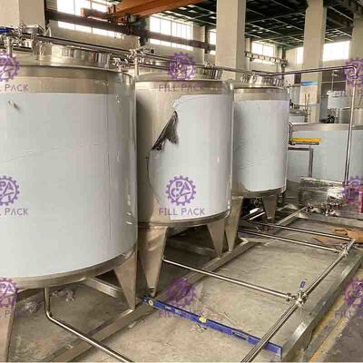 O lichi misturado Juice Preparation Equipment Plant System do chá 3000L/H da bebida Flavored