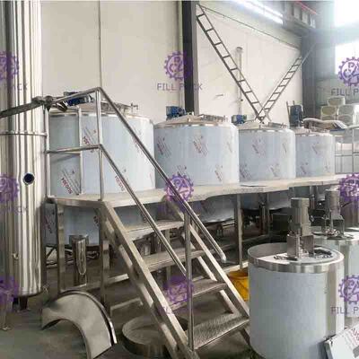 Revestimento do vapor que aquece Juice Processing Equipment With Agitator
