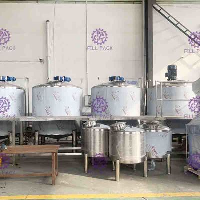 Revestimento do vapor que aquece Juice Processing Equipment With Agitator
