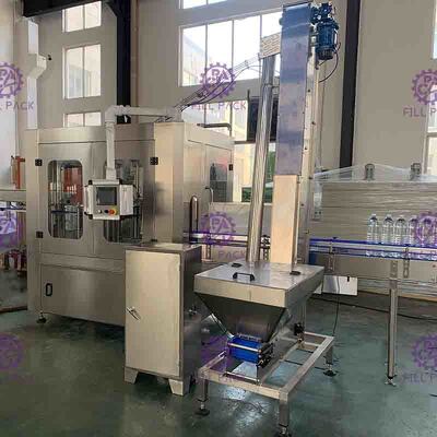 3 automáticos em 1 máquina de enchimento giratória da água potável da garrafa do ANIMAL DE ESTIMAÇÃO