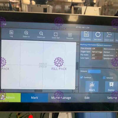 Impressora de datas de 400W com automação completa