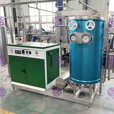 Esterilizador de UHT de aquecimento elétrico de 1 T/H para a linha de produção tipo da bebida da bobina