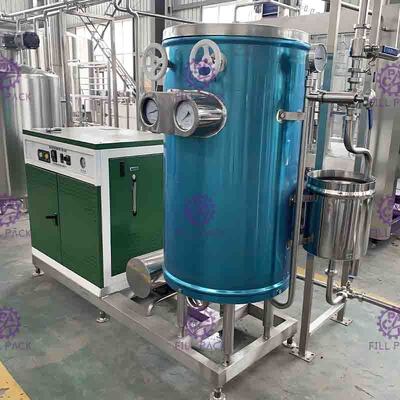 Esterilizador de UHT de aquecimento elétrico de 1 T/H para a linha de produção tipo da bebida da bobina