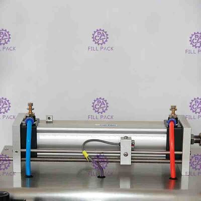 máquina de enchimento pneumática da água mineral de máquina de enchimento da pasta 25bpm com interruptor de pé