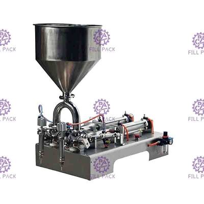 máquina de enchimento líquida pneumática semi auto da pasta 1000ml