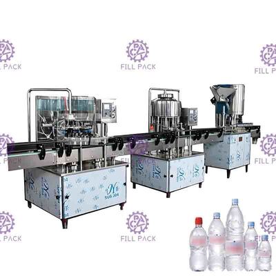 Mineral de 2000BPH Monoblock que enxágua o tipo linear tampando de enchimento da máquina