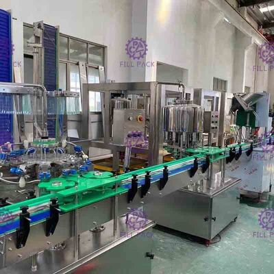 Mineral de 2000BPH Monoblock que enxágua o tipo linear tampando de enchimento da máquina