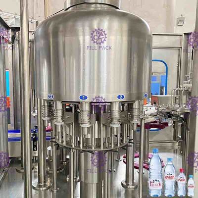Linha pura bebendo automática planta da máquina de enchimento da água da pequena escala para garrafas plásticas do ANIMAL DE ESTIMAÇÃO