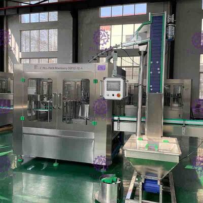 Máquina de enchimento mineral 3000BPH da água potável com controle do PLC