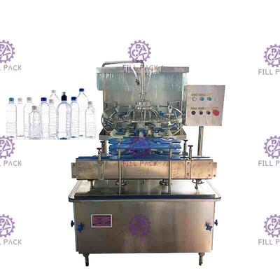 Máquina de enchimento da água de garrafa do ANIMAL DE ESTIMAÇÃO 50BPM com 12 cabeças de enxaguadela