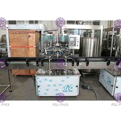 Máquina de engarrafamento da água SUS304/SUS316, linha de enchimento líquida pura da pequena escala