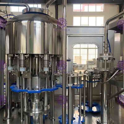 Não linha do enchimento da água mineral da soda 300BPH 2L com precisão alta