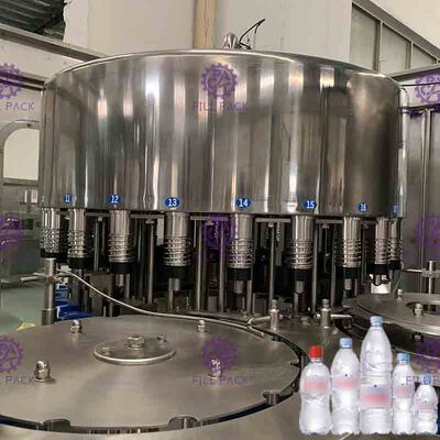 3 em 1 enxaguadela plástica tampando de enchimento da garrafa da máquina 10000BPH da água mineral de Monoblock