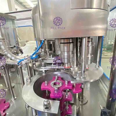 3 automáticos nas cabeças engarrafadas de 1 tela táctil 12 do PLC da máquina de enchimento da água